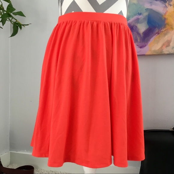 Old Navy Dresses & Skirts - 3/$21BRIGHT NEW Jupe Skirt Orange Above Knee Comfy